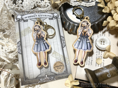 ウッドキーホルダー アメリアver.