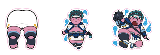 青行燈フレークシール