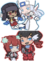 擬女化ステッカー【G1セット】