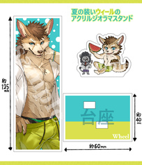 ウィールのアクリルジオラマ