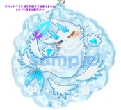 ぬいちゃん水面キーホルダー