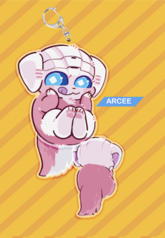 揺れるしっぽアクリルチャームArcee