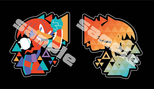 ホログラムアクキー　knuckles