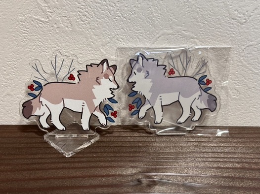 四季オオカミアクスタ冬