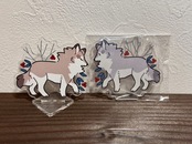 四季オオカミアクスタ冬