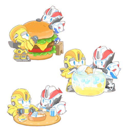 小さなスモスクとバンブルビー　シール3種セット