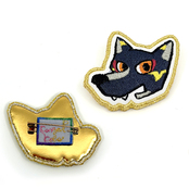 サンサム　刺繍ブローチ