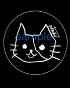 left hand cat2 ステッカー