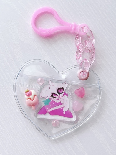 エンジェルジップバッグキーホルダー