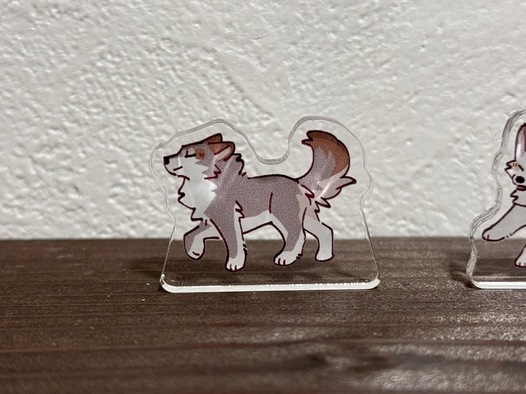 自立アクスタ茶