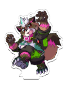 アクリルスタンド　分福ちゃがら