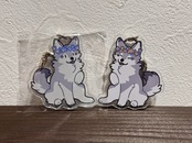 花冠アクキー青