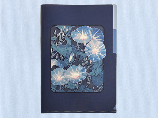 面影A5仕切りつきクリアファイル