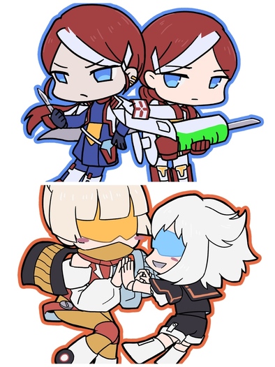 擬女化ステッカー【MTMTEセット】