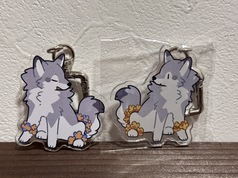 花冠アクキー黄