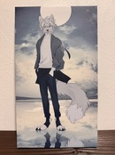 キャンバスプリント月