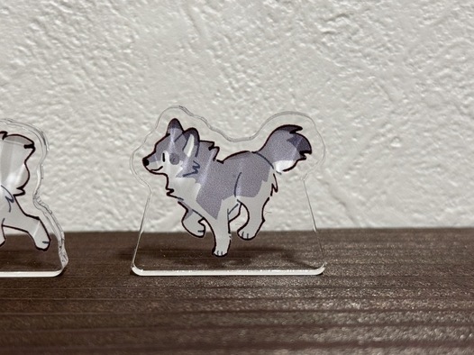 自立アクスタ灰