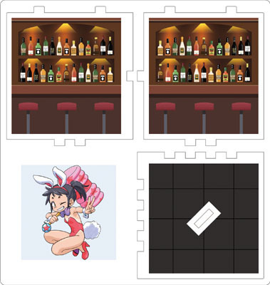 ゲームハンター小嵐ちゃん アクリルジオラマBOX（バニー）