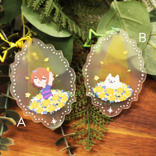 おちてきた子アクリルキーホルダー