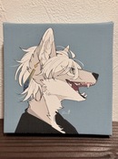 キャンバスプリント横顔