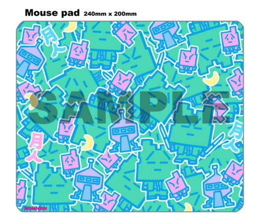 Mooninites mouse pad