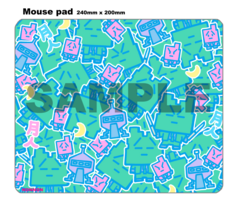 Mooninites mouse pad