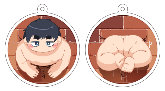 笹山明(ヒト)壁はまりアクキーB