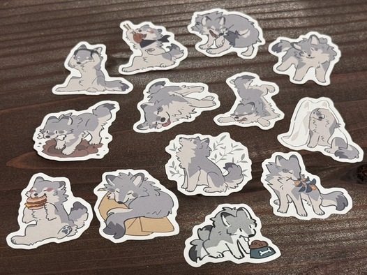 WAWOOM ステッカーガチャ（小）