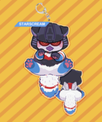 揺れるしっぽアクリルチャームStarscream