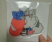 ESオプメガ&one オラDにゃんアクスタ