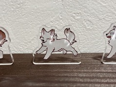 自立アクスタ薄茶