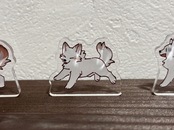 自立アクスタ薄茶