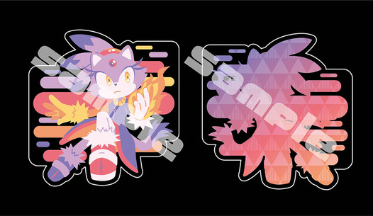 ホログラムアクキー　Blaze