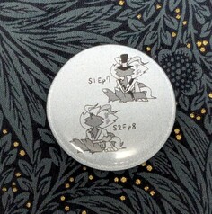 リフレクター缶バッチ　オジー