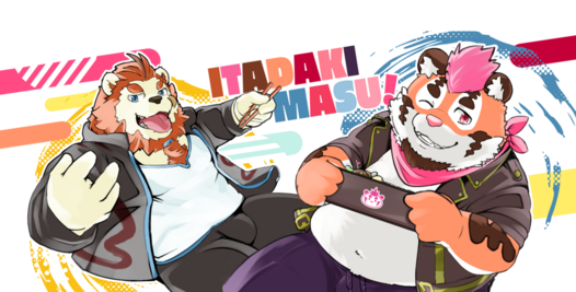 甘党連合ランチボックス-ツイン絵柄-