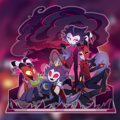 ブリッツとストラスのアクリルスタンド