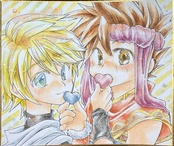 ランディ＆ディラック色紙