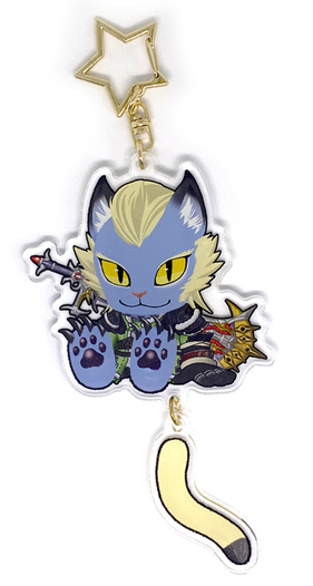 ボズヤンロスガルゆらゆらしっぽアクリルキーホルダー[ヴェリボル]