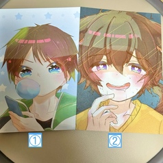 オリジナル 男の子 ポストカード