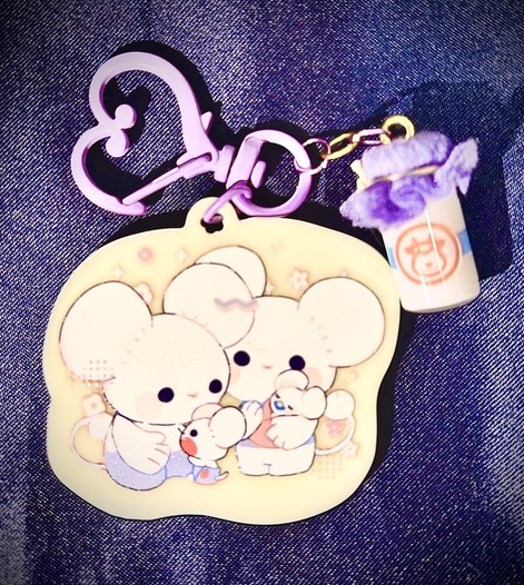 ベビポケアクキー イッカネズミ モーモーミルクチャーム付き